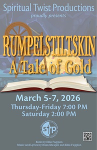 "rumpelstiltskin: A Tale Of Gold" (Garner) Logo